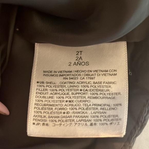 Old Navy Winter Coat 2T - Picture 7 of 8